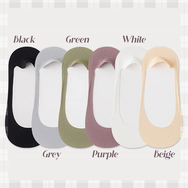 Slip-Free Invisible Cushioned Socks