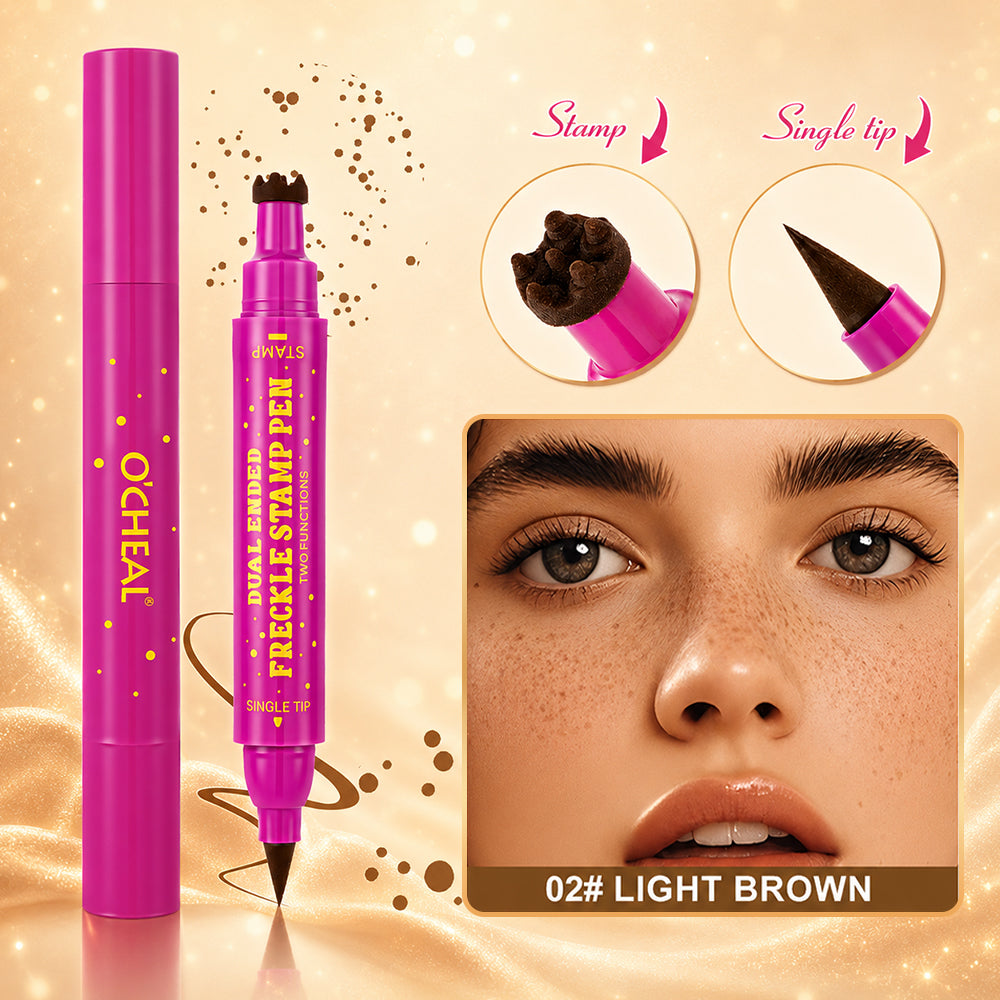 Orokuna® 3-in-1 Waterproof Freckle Stamp Pen & Fine-Tip Liner