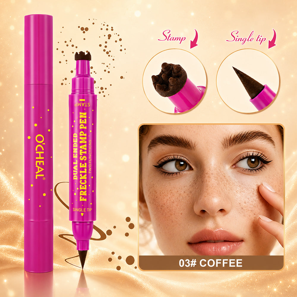 Orokuna® 3-in-1 Waterproof Freckle Stamp Pen & Fine-Tip Liner