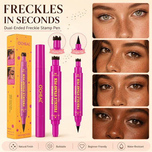 Orokuna® 3-in-1 Waterproof Freckle Stamp Pen & Fine-Tip Liner