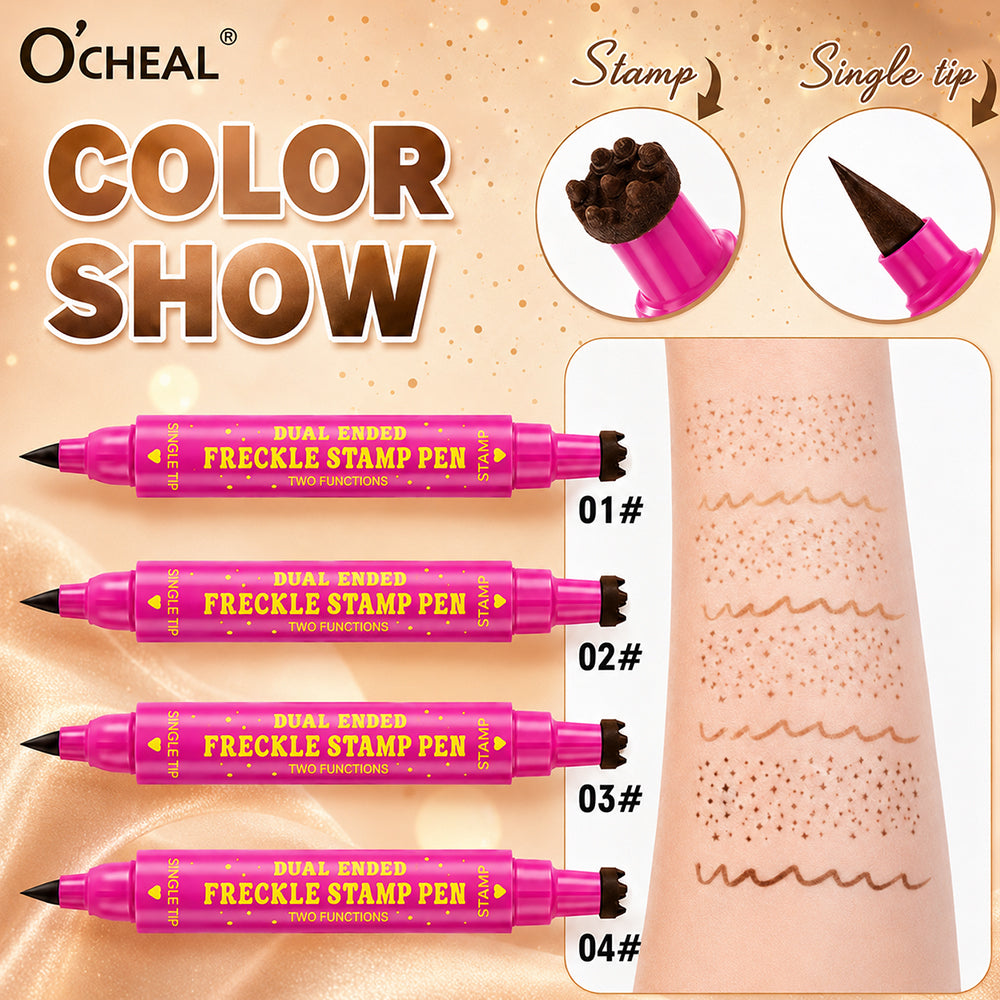 Orokuna® 3-in-1 Waterproof Freckle Stamp Pen & Fine-Tip Liner