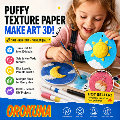 Enjoy 50% OFF for adding the second one | Orokuna® Puffy Magic Texture Paper