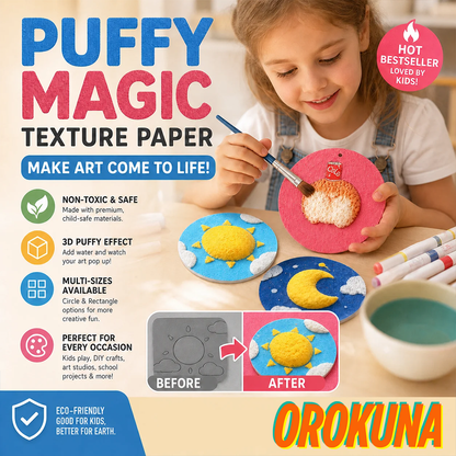 Enjoy 50% OFF for adding the second one | Orokuna® Puffy Magic Texture Paper