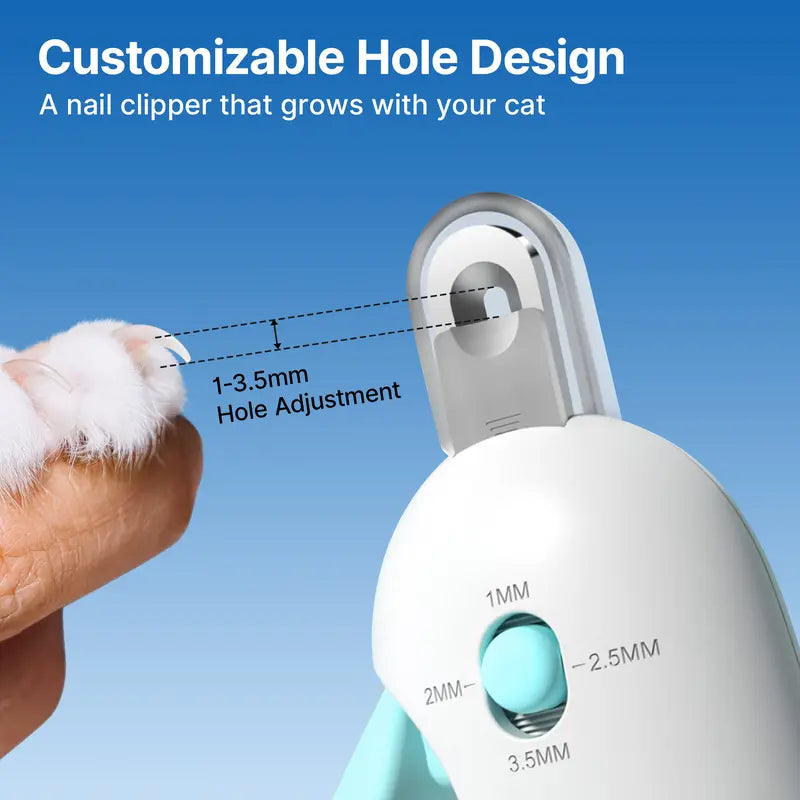 🐱Orokuna® Cat Nail Clipper with 4 Adjustable Sizes & Built-in Hidden Nail File