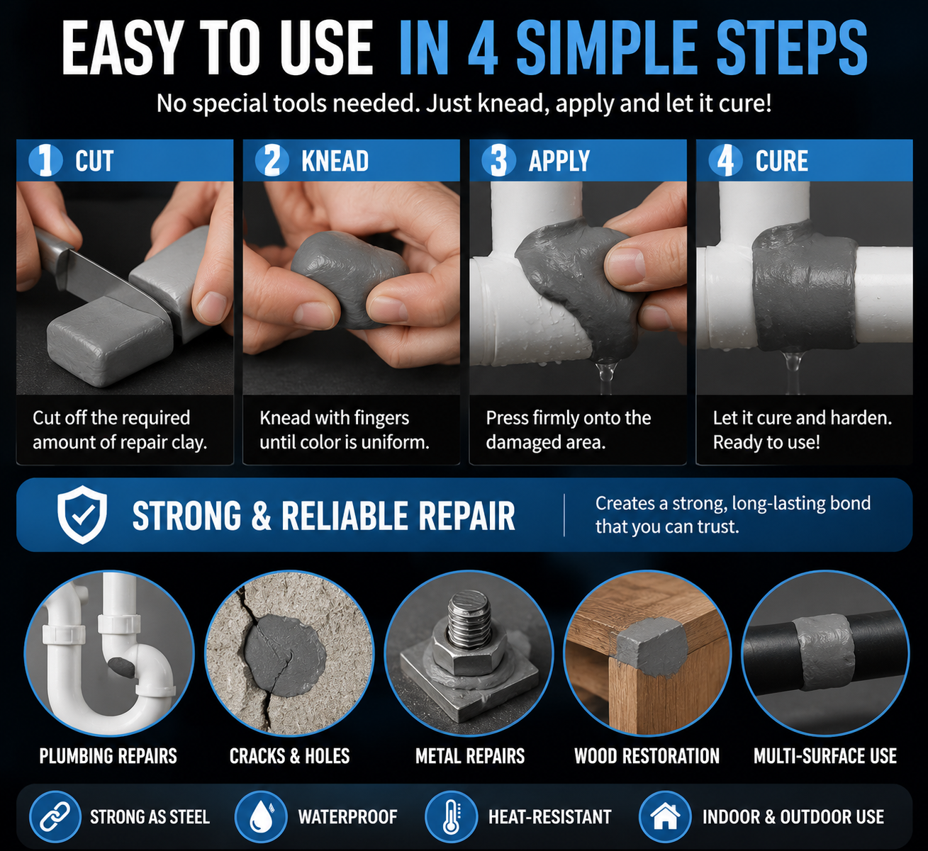 Orokuna® Multi-Purpose Repair Clay-FX