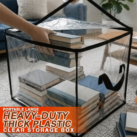 Orokuna® Portable Large Heavy-Duty Thick Plastic Clear Storage Box