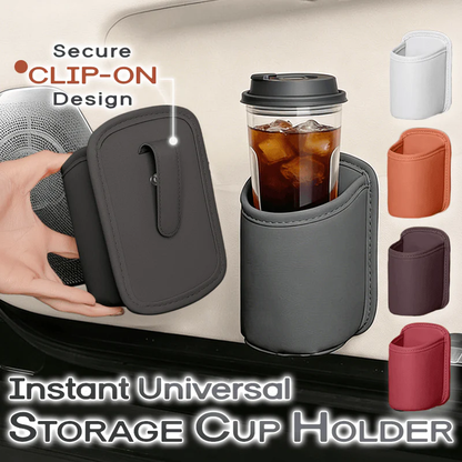 Orokuna® Universal Clip-On Car Door Side Cup Holder & Organizer