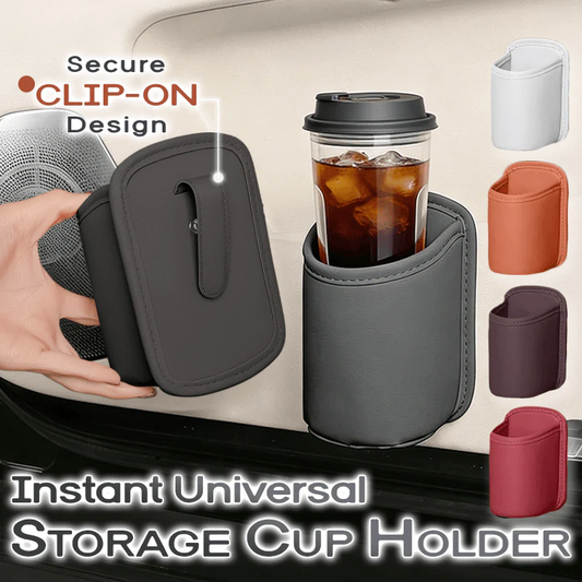 Orokuna® Universal Clip-On Car Door Side Cup Holder & Organizer