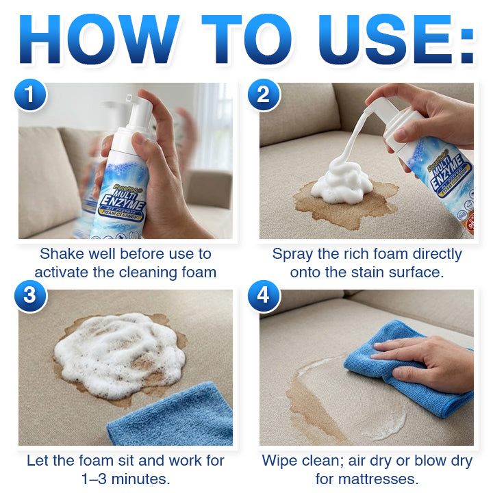 ✅ EaseHub® Multi-Enzyme Foam Cleaner