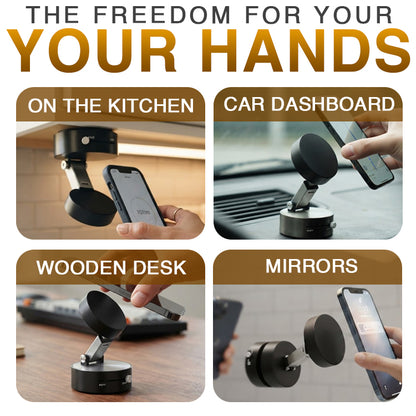 Orokuna® Rotatable Vacuum Suction Car Phone Holder