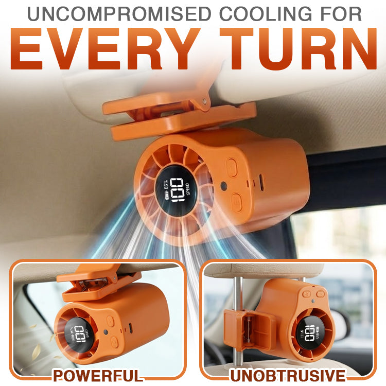 Orokuna® Hands-Free Personal Cooling Fan with LED Display