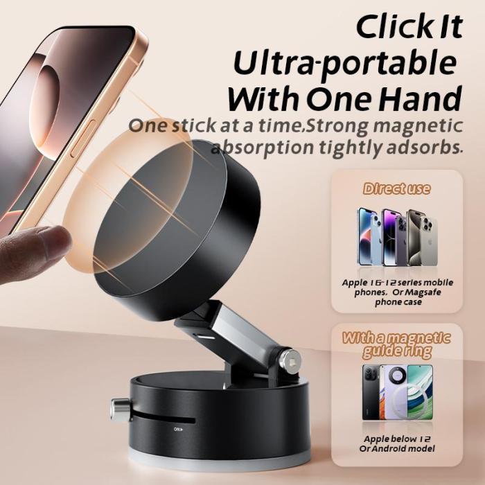 Orokuna® Rotatable Vacuum Suction Car Phone Holder
