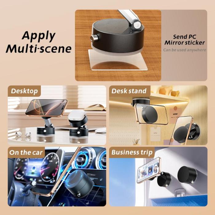 Orokuna® Rotatable Vacuum Suction Car Phone Holder