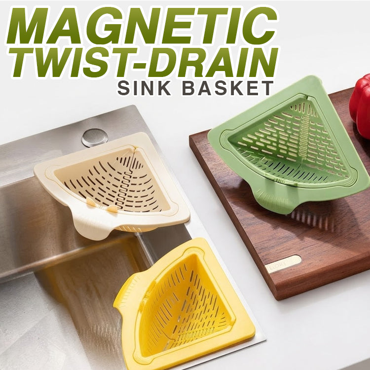 Orokuna® Magnetic Twist-Drain Sink Basket