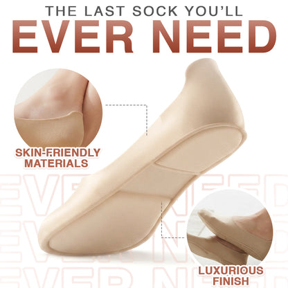 Orokuna® Slip-Free Invisible Cushioned Socks (6 Pairs Set)