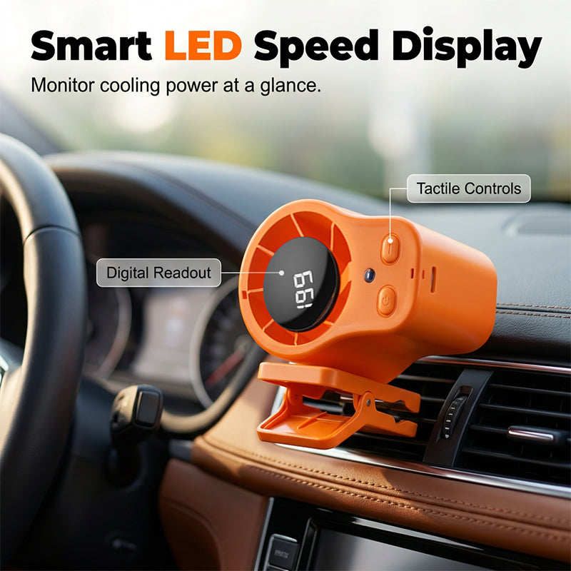 ✅ Orokuna® Hands-Free Personal Cooling Fan with LED Display ❄️