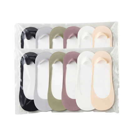Orokuna® Slip-Free Invisible Cushioned Socks (6 Pairs Set)